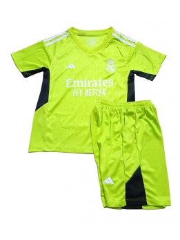 Real Madrid Målvakt Replika Hemmakläder Barn 2023-24 Kortärmad (+ byxor)